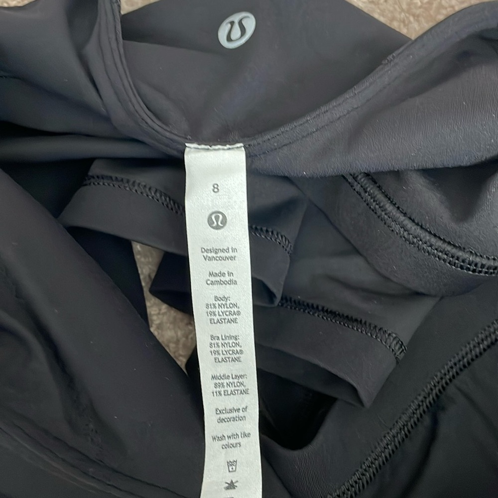 NWT Lululemon Align Tank Top Black Size 8 - Picture 5 of 10